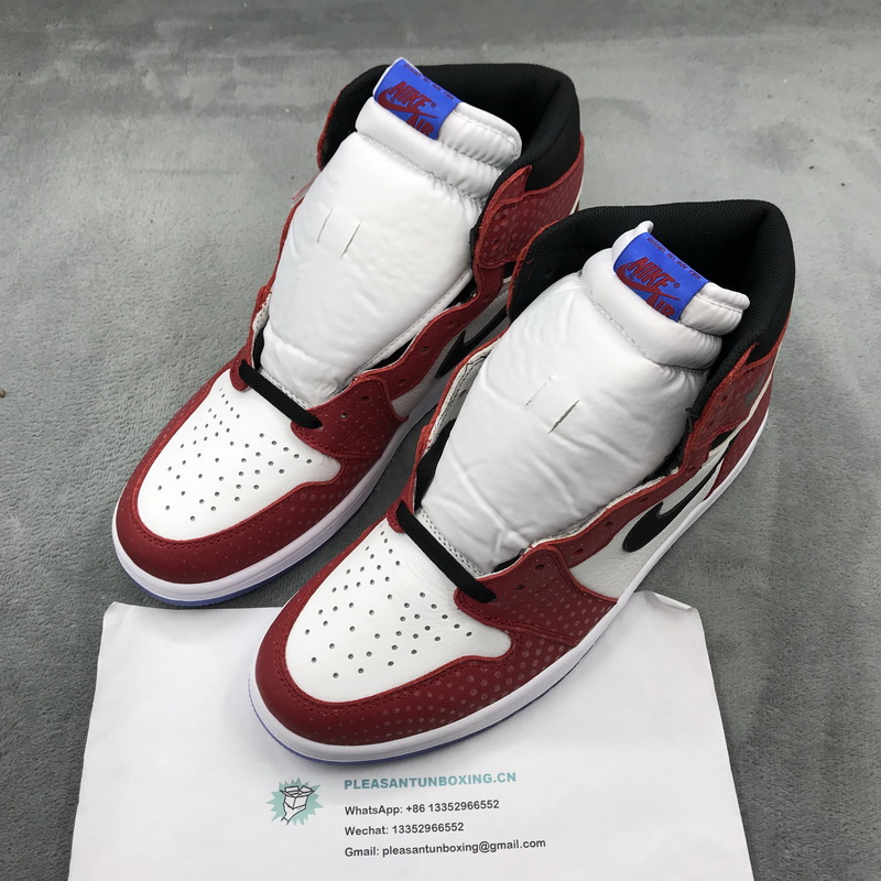 Authentic Air Jordan 1 Spiderman